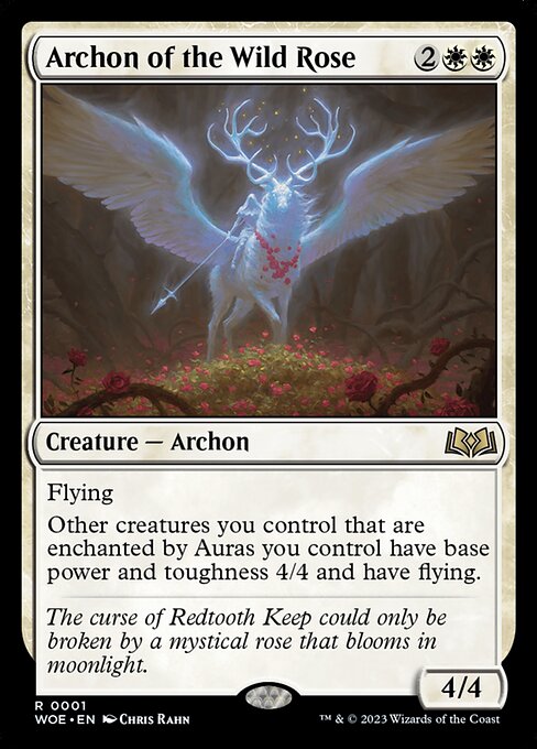 Archon of the Wild Rose - Wilds of Eldraine Magic card