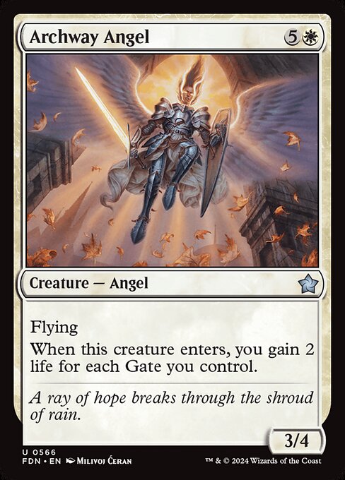 Archway Angel - Foundations Magic card