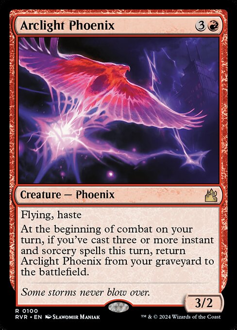 Arclight Phoenix - Ravnica Remastered (#100) - Illustrated by Slawomir Maniak - Magic: The Gathering Card