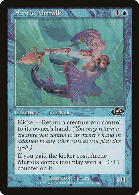 Arctic Merfolk - Planeshift Magic card