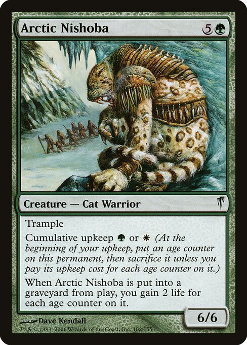Arctic Nishoba - Coldsnap Magic card
