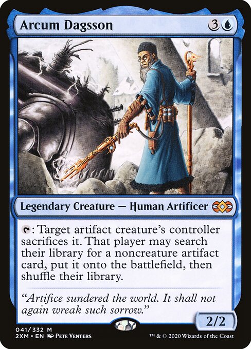 Arcum Dagsson - Double Masters Magic card