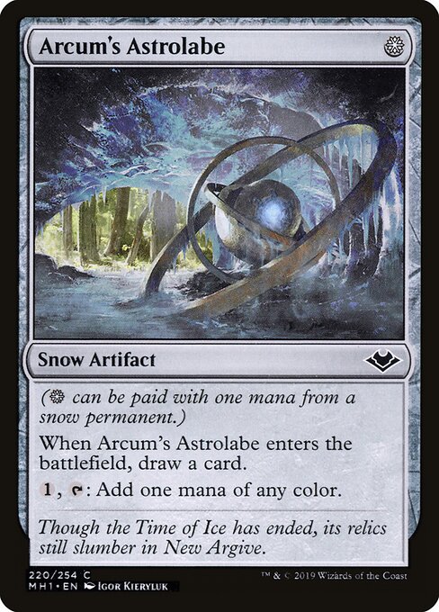 Arcum's Astrolabe - Modern Horizons Magic card
