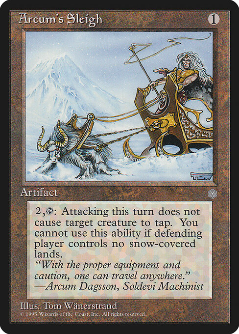 Arcum's Sleigh art by Tom Wänerstrand