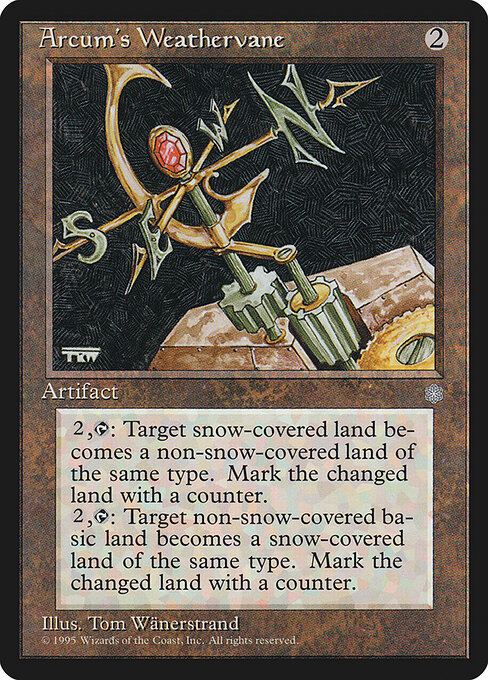 Arcum's Weathervane - Ice Age Magic card