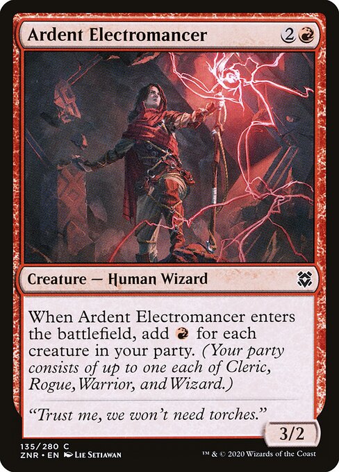 Ardent Electromancer - Zendikar Rising Magic card