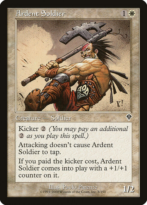 Ardent Soldier - Invasion Magic card