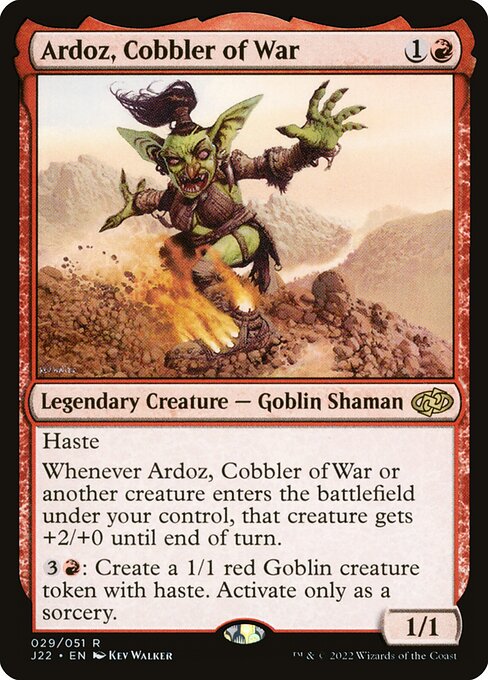 Ardoz, Cobbler of War - Jumpstart 2022 Magic card
