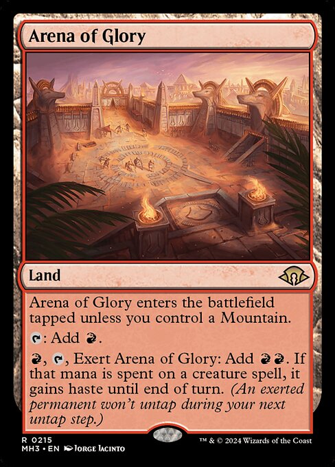Arena of Glory - Modern Horizons 3 Magic card