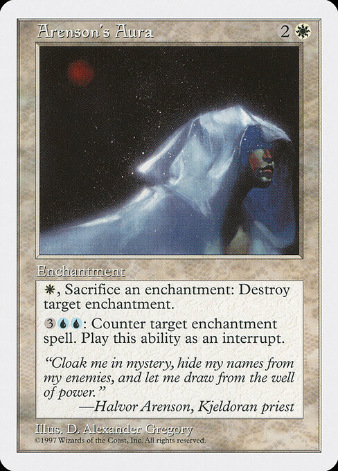 Arenson's Aura - Fifth Edition Magic card