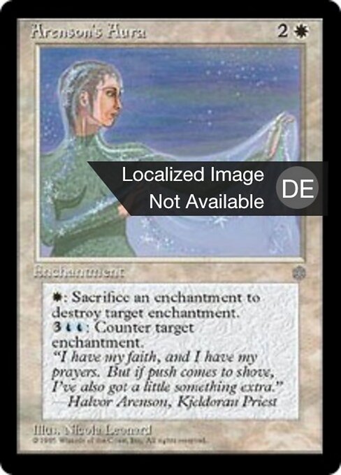 Aura selon Arenson (Arenson's Aura) - Fifth Edition (#6) - Illustrated by D. Alexander Gregory - Magic: The Gathering Card