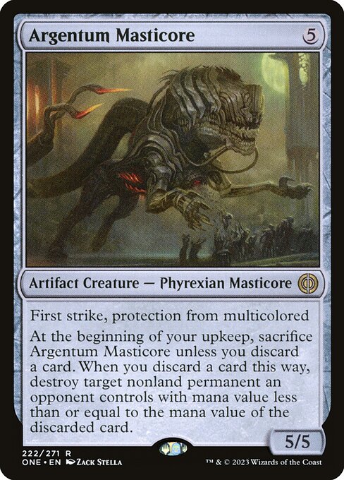 Argentum Masticore - Phyrexia: All Will Be One Magic card