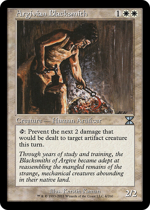 Argivian Blacksmith - Masters Edition IV Magic card