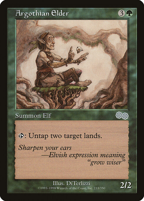 Argothian Elder - Urza's Saga Magic card