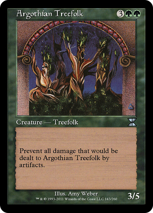 Argothian Treefolk - Antiquities (#30) - Illustrated by Amy Weber - Magic: The Gathering Card