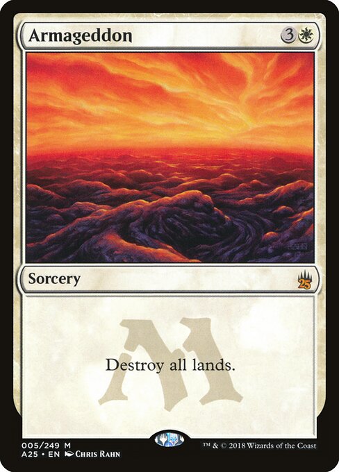 Armageddon - Masters 25 Magic card