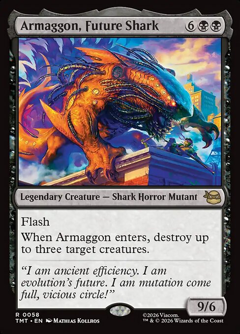 Armaggon, Future Shark - Teenage Mutant Ninja Turtles Magic card