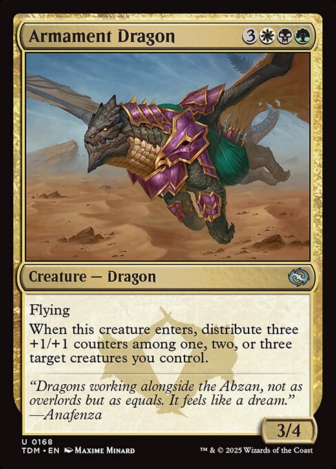 Armament Dragon - Tarkir: Dragonstorm Magic card