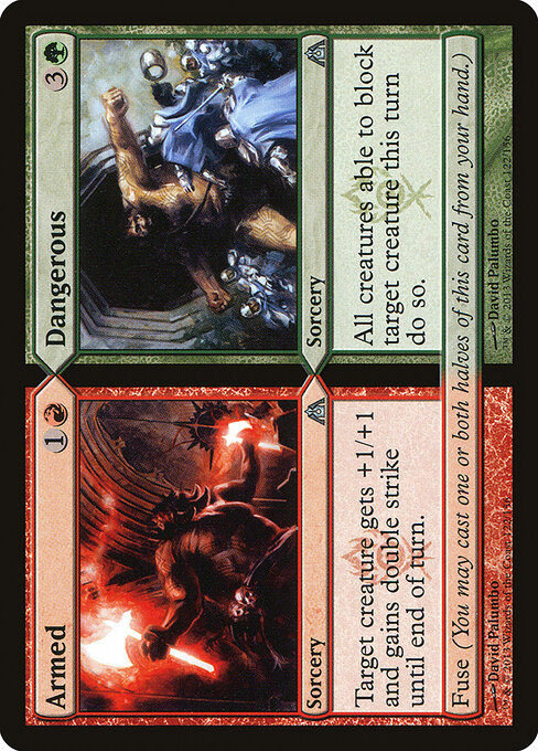 Armed // Dangerous - Dragon's Maze Magic card