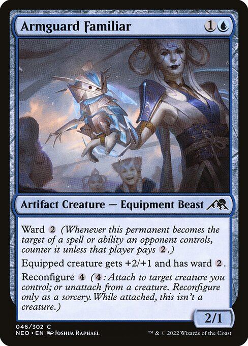 Armguard Familiar - Kamigawa: Neon Dynasty Magic card