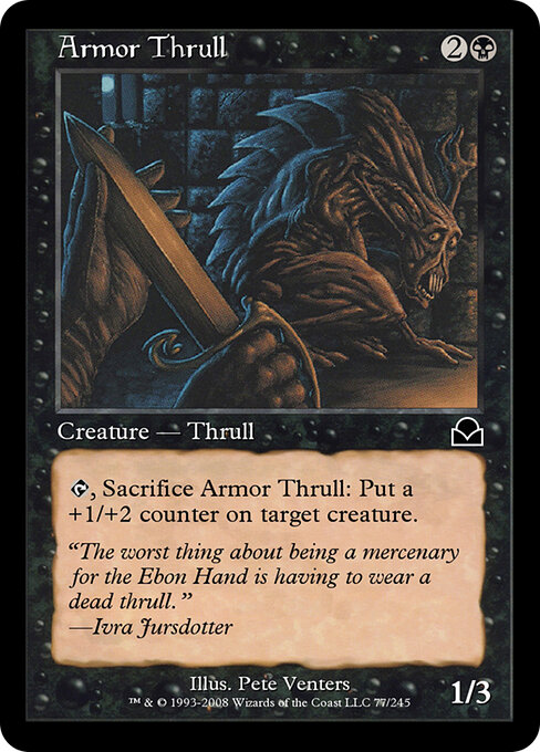 Armor Thrull - Masters Edition II Magic card