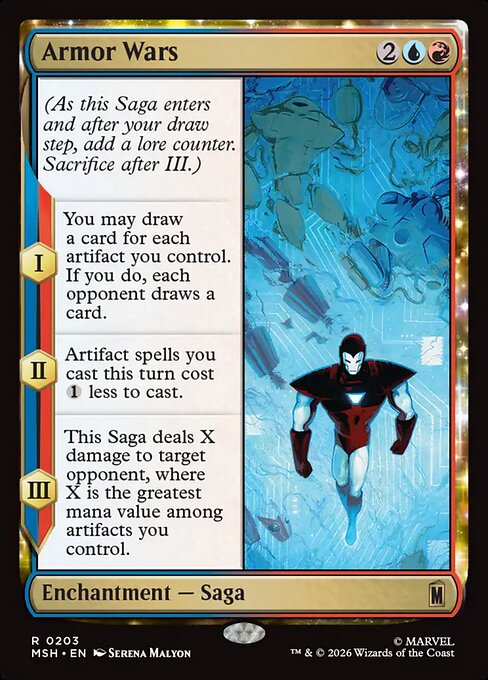 Armor Wars - Marvel Super Heroes Magic card