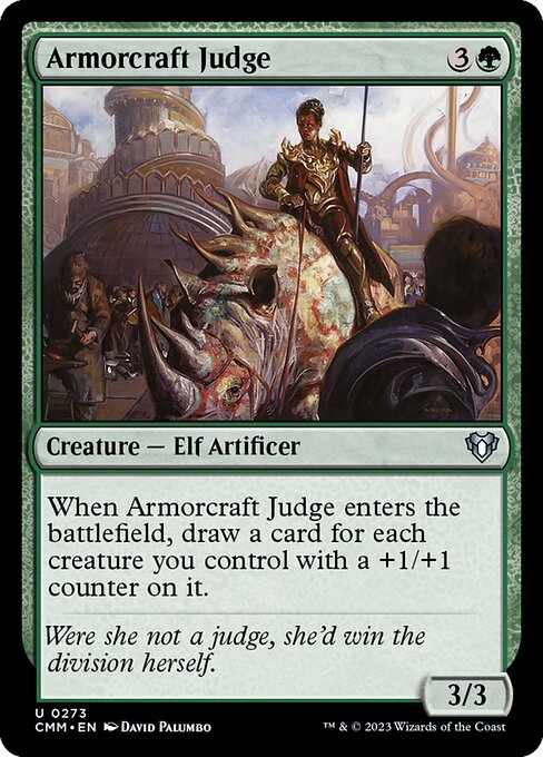 Armorcraft Judge - Commander Masters Magic card