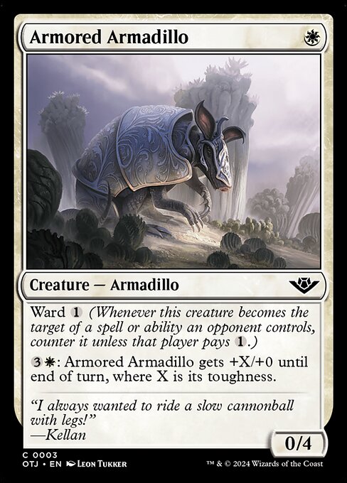 Armored Armadillo - Outlaws of Thunder Junction Magic card