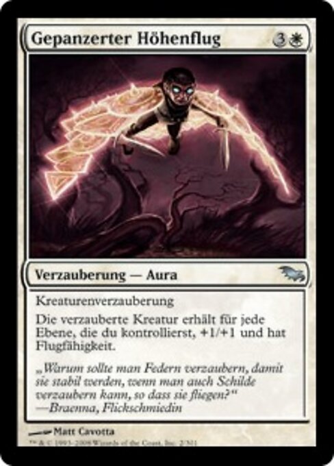 Ascenso acorazado (Armored Ascension) - Magic 2010 (#3) - Illustrated by Jesper Ejsing - Magic: The Gathering Card