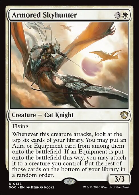Armored Skyhunter - Secrets of Strixhaven Commander Magic card