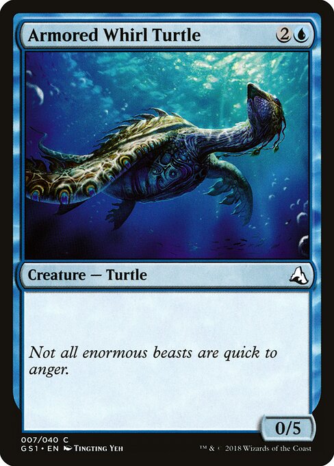 Armored Whirl Turtle - Global Series Jiang Yanggu & Mu Yanling Magic card