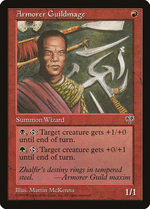 Armorer Guildmage - Mirage Magic card