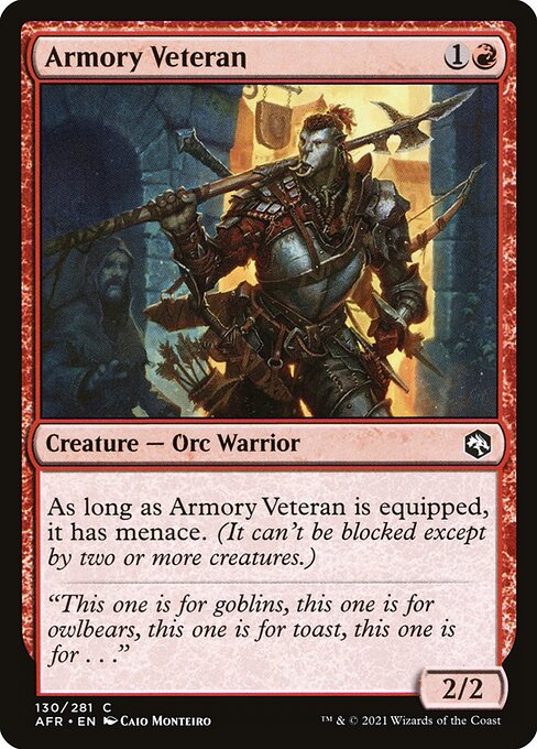 Armory Veteran - Adventures in the Forgotten Realms Magic card
