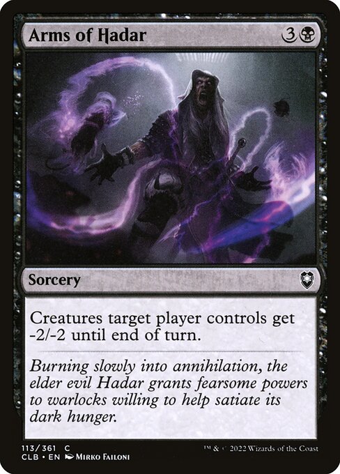 Arms of Hadar - Commander Legends: Battle for Baldur's Gate Magic card