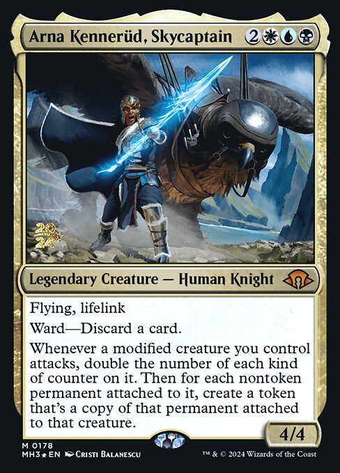 Arna Kennerüd, Skycaptain - Modern Horizons 3 Promos (#178s) - Illustrated by Cristi Balanescu - Magic: The Gathering Card