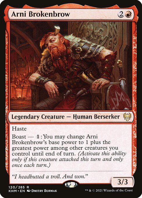 Arni Brokenbrow - Kaldheim Magic card