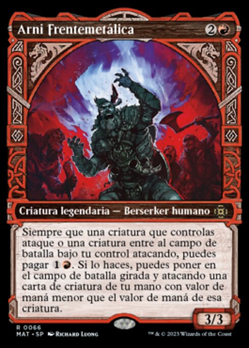 Arni Frentemetálica (Arni Metalbrow) - March of the Machine: The Aftermath (#66) - Illustrated by Richard Luong - Magic: The Gathering Card