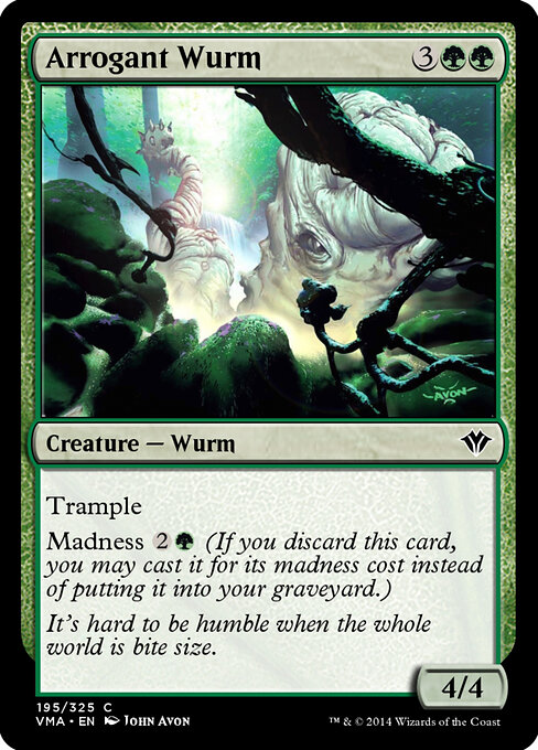 Arrogant Wurm - Vintage Masters Magic card