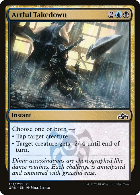 Artful Takedown - Guilds of Ravnica Magic card