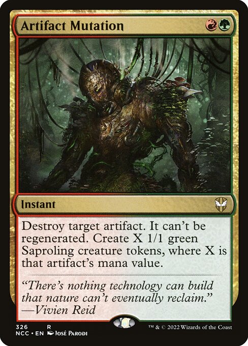 Artifact Mutation - New Capenna Commander Magic card