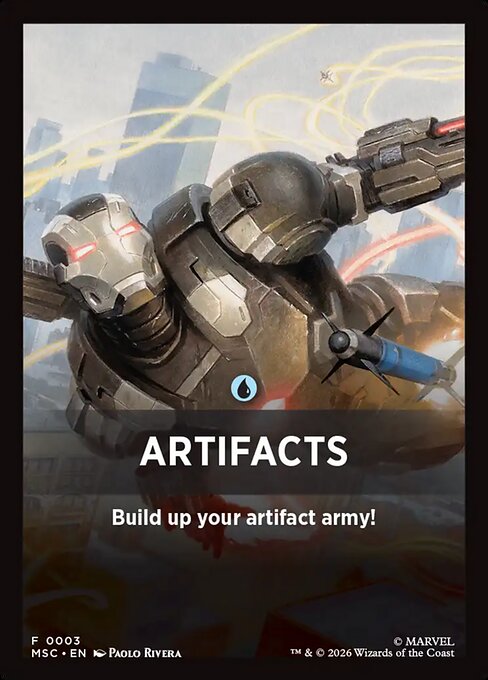 Artifacts - Marvel Super Heroes Jumpstart Front Cards (#3) - Illustrated by Paolo Rivera - Magic: The Gathering Card