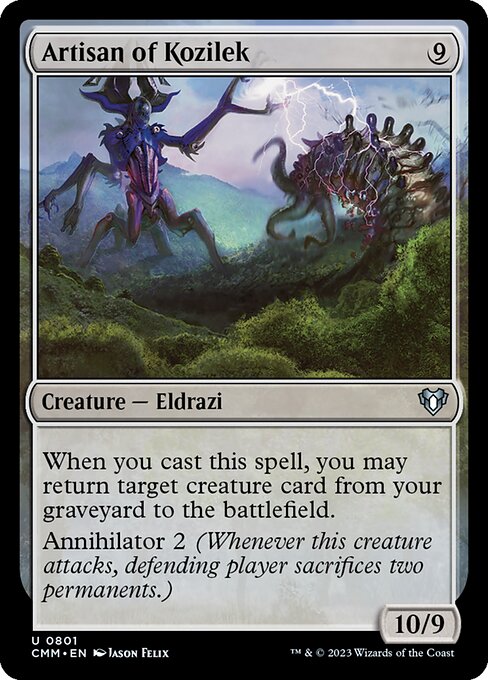 Artisan of Kozilek - Commander Masters Magic card