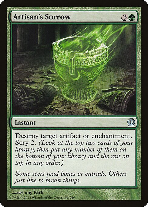 Artisan's Sorrow - Theros Magic card