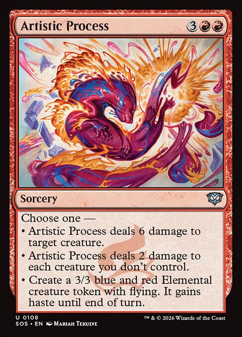 Artistic Process - Secrets of Strixhaven Magic card