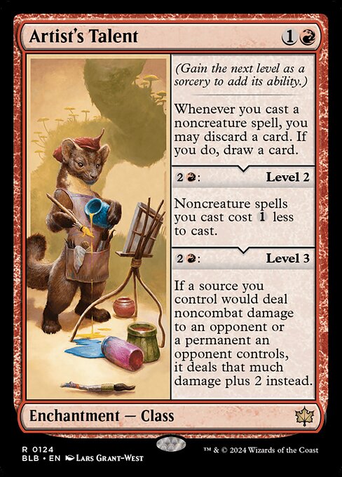 Artist's Talent - Bloomburrow Magic card