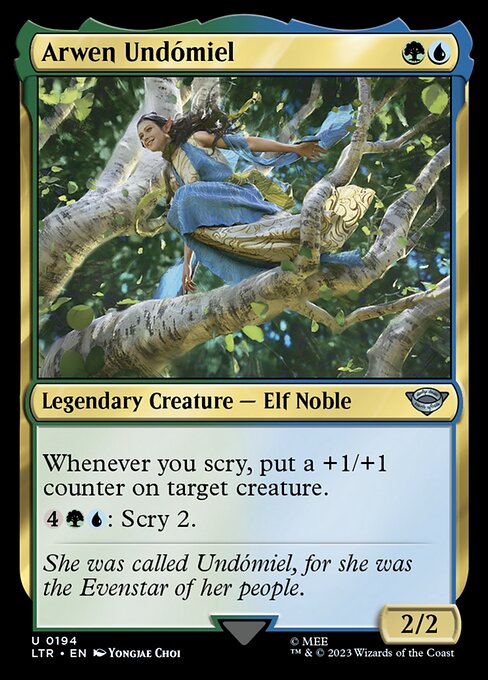 Arwen Undómiel - The Lord of the Rings: Tales of Middle-earth Magic card