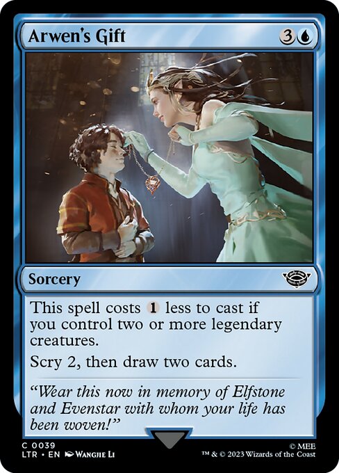 Arwen's Gift - The Lord of the Rings: Tales of Middle-earth Magic card