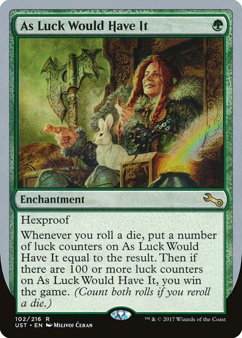 As Luck Would Have It - Unstable Magic card
