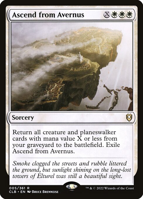 Ascend from Avernus - Commander Legends: Battle for Baldur's Gate Magic card