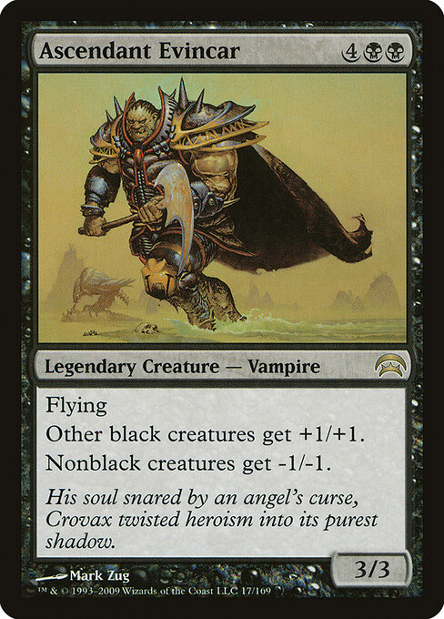 Ascendant Evincar - Planechase (#17) - Illustrated by Mark Zug - Magic: The Gathering Card